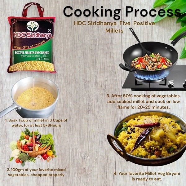 SIRIDHANYA Unpolished & Organic positive Kodo Millet