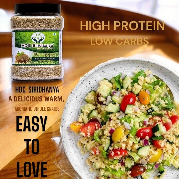SIRIDHANYA Unpolished And Organic Millets Combo Pack Of 5 [Kodo, Foxtail, Barnyard, Little And Proso Millets, 